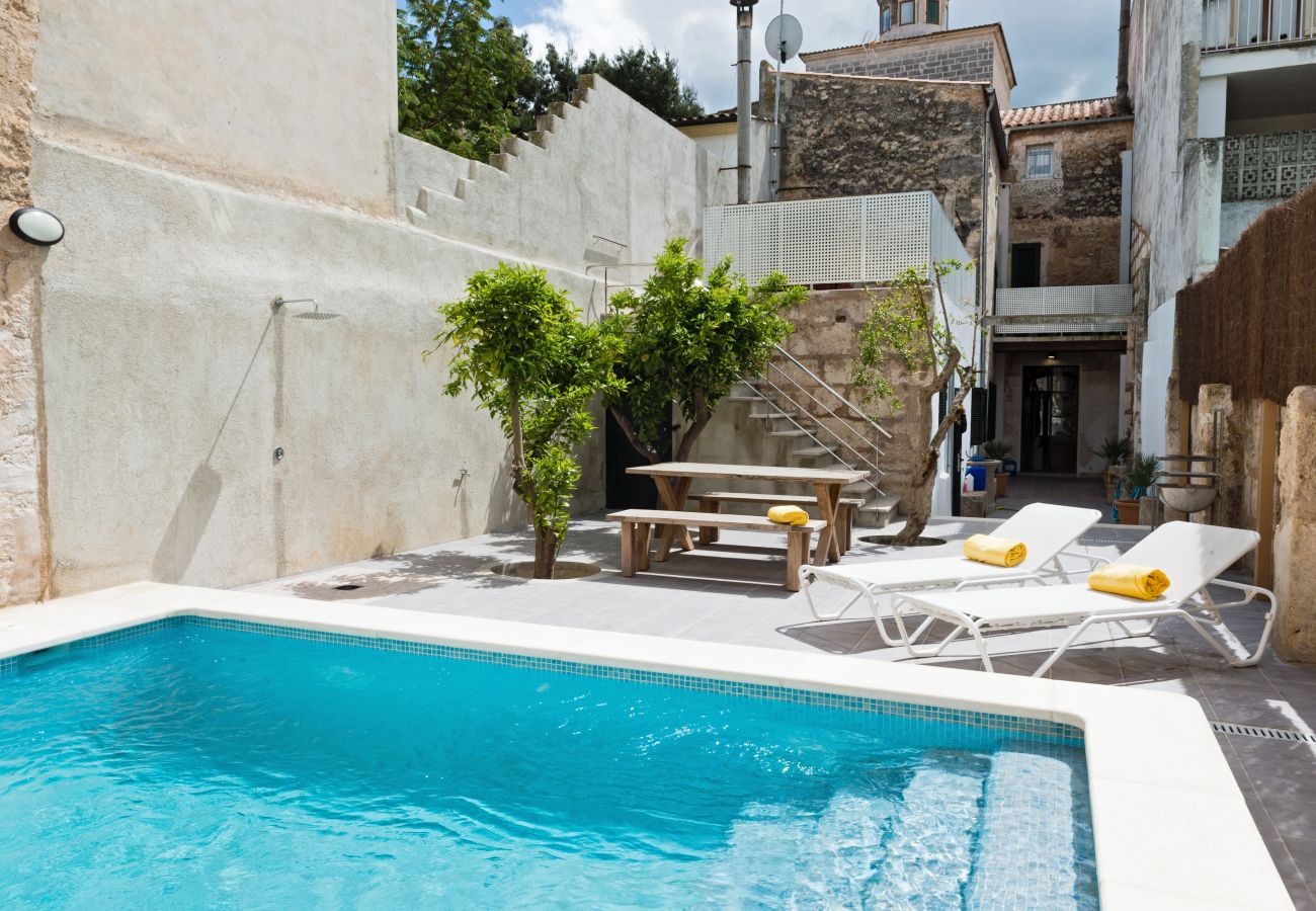 House in Sa Pobla - Villa Ca na Marrona - Sunset Villa Campanile - townhouse with private pool