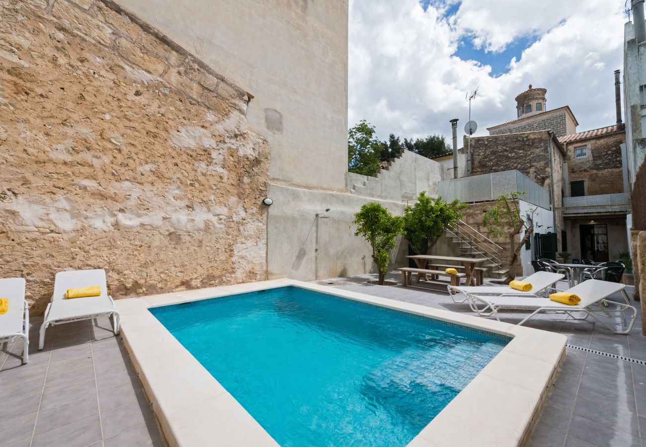 House in Sa Pobla - Villa Ca na Marrona - Sunset Villa Campanile - townhouse with private pool