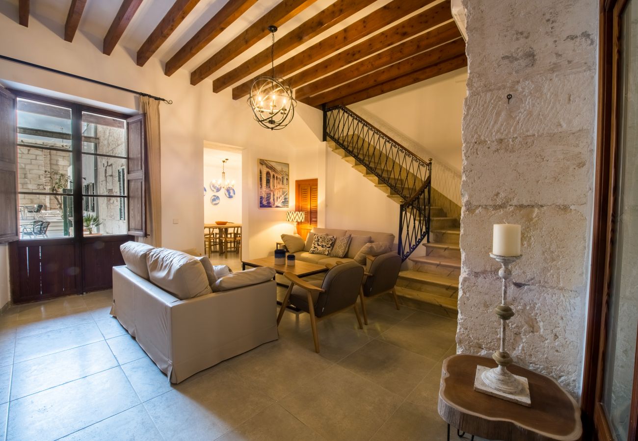 House in Sa Pobla - Villa Ca na Marrona - Sunset Villa Campanile - townhouse with private pool