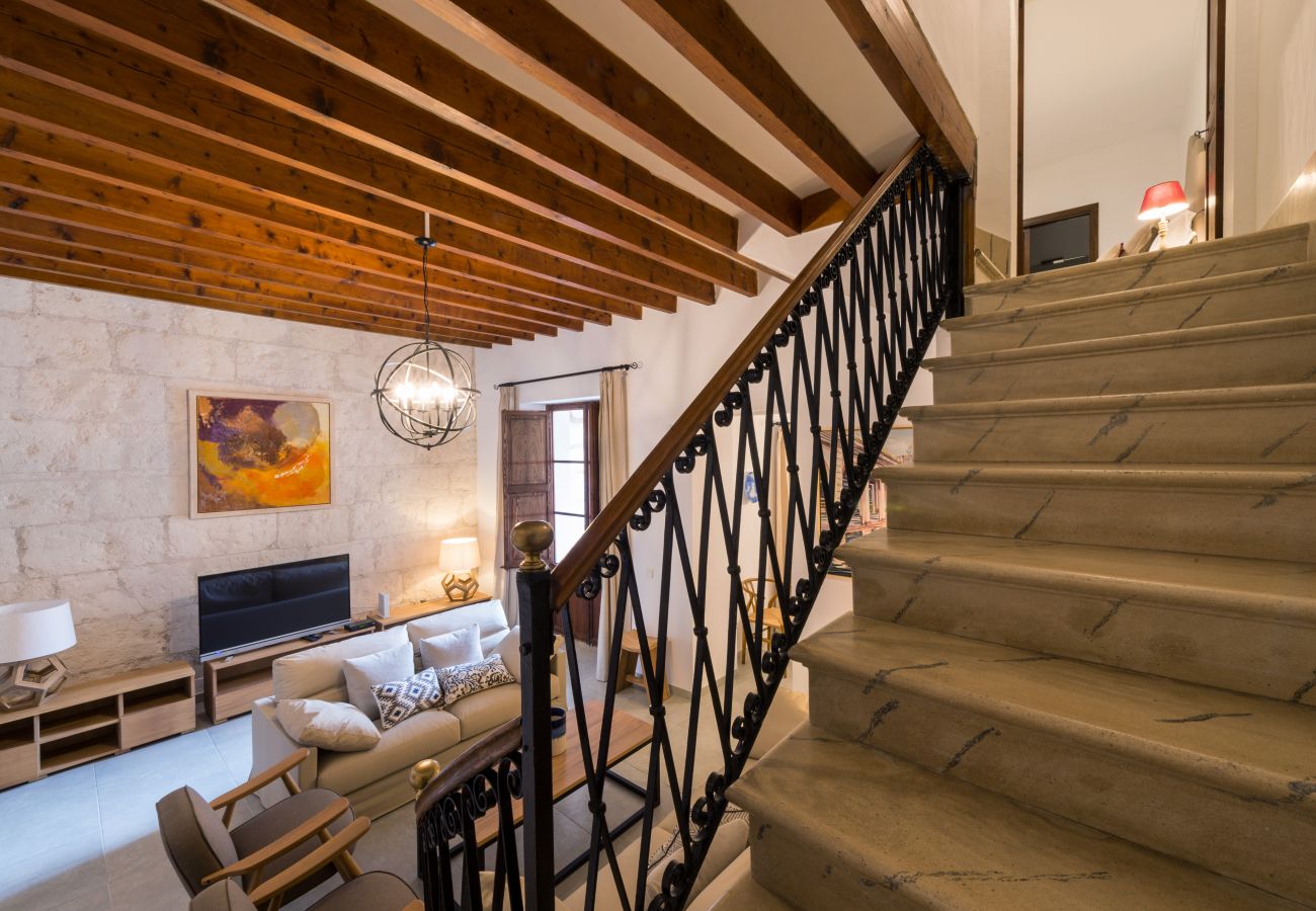 House in Sa Pobla - Villa Ca na Marrona - Sunset Villa Campanile - townhouse with private pool