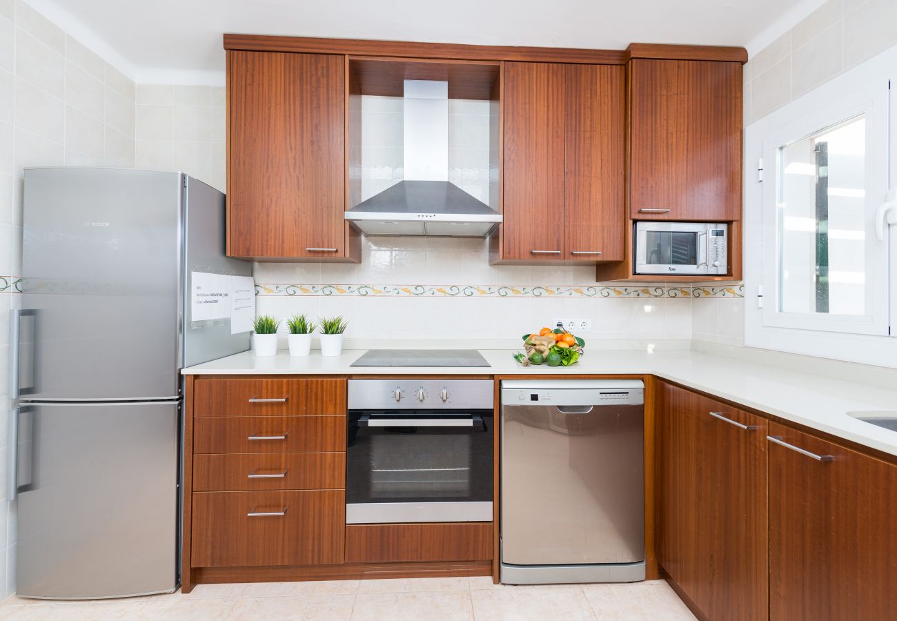 Villa in Alcudia - Sunset Villa Nixe - Terrace with open view to the Bay of Pollença and Cap Formentor