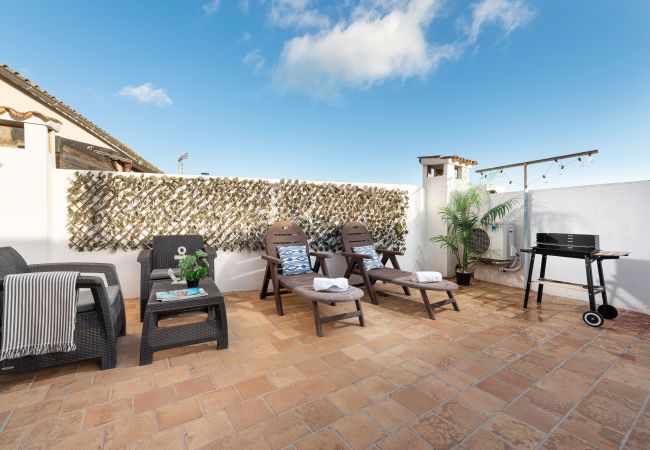 House in Alcúdia - Sunset Cas Sastre with private roof terrace and barbecue in the oldtown of Alcudia