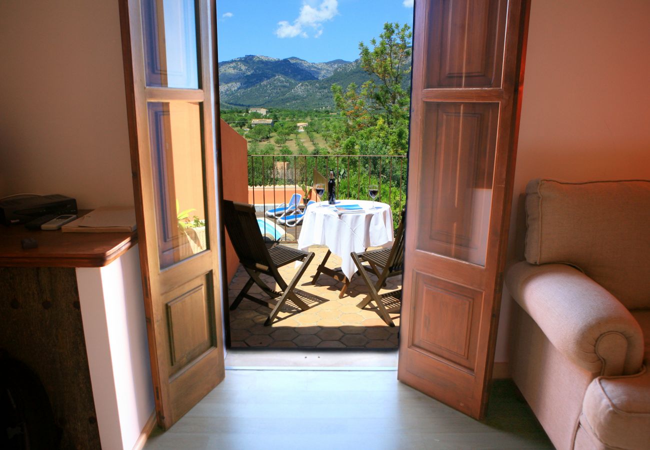 House in Moscari - Sunset Villa Can Calco - villa with pool, 5 bedrooms each with air-conditioning and bathroom en-suite