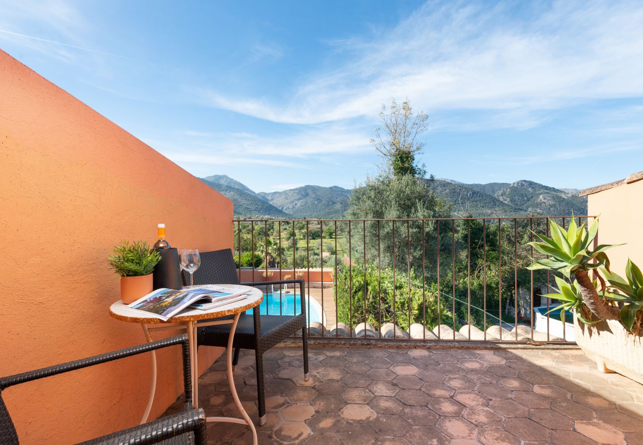 House in Moscari - Sunset Villa Can Calco - villa with pool, 5 bedrooms each with air-conditioning and bathroom en-suite