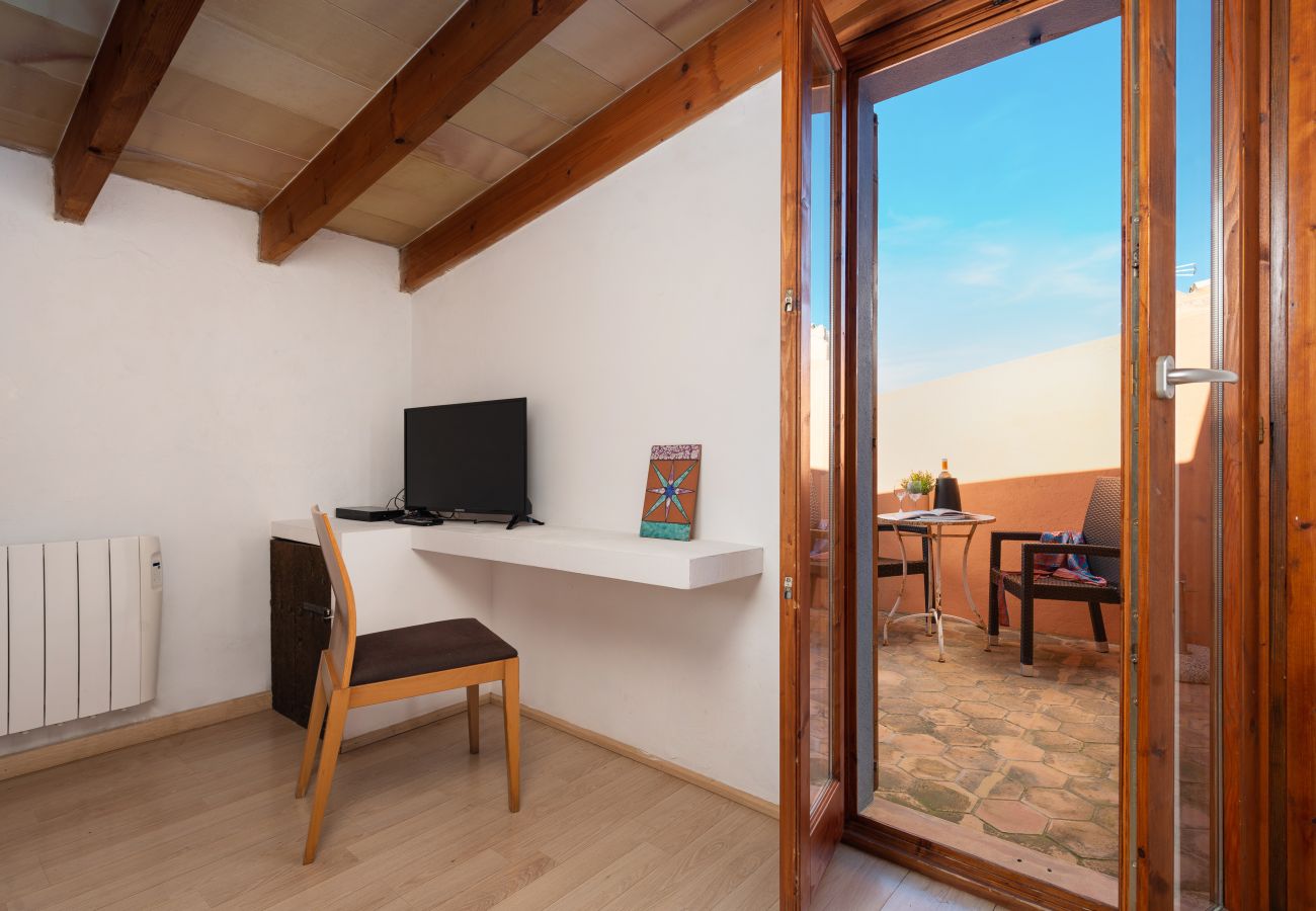 House in Moscari - Sunset Villa Can Calco - villa with pool, 5 bedrooms each with air-conditioning and bathroom en-suite