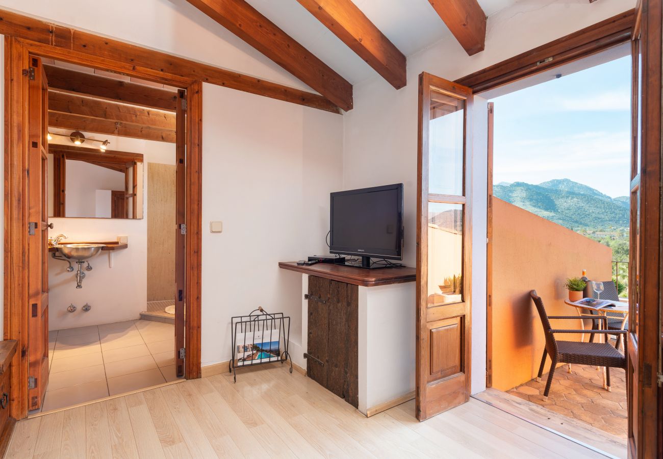 House in Moscari - Sunset Villa Can Calco - villa with pool, 5 bedrooms each with air-conditioning and bathroom en-suite