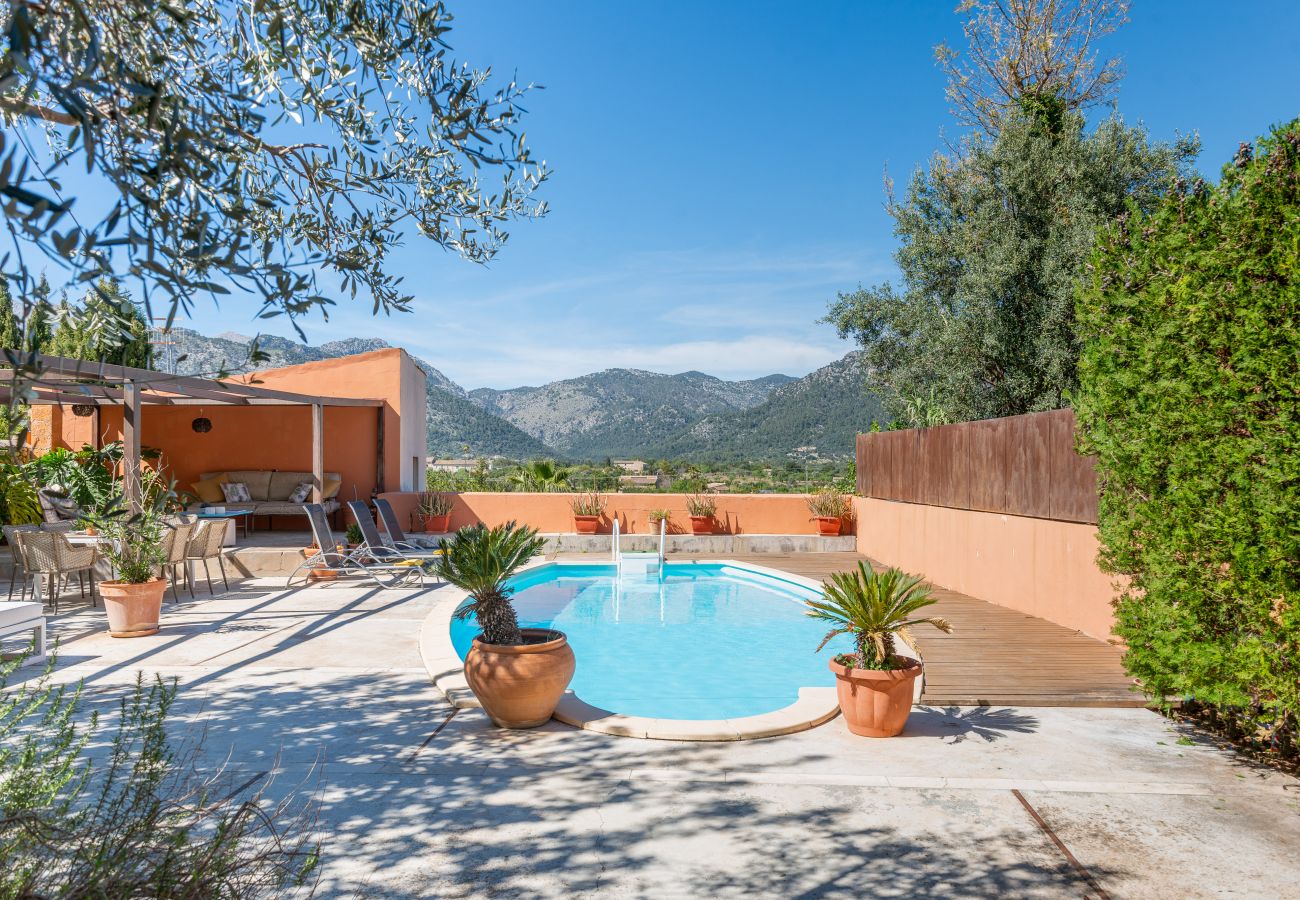 House in Moscari - Sunset Villa Can Calco - villa with pool, 5 bedrooms each with air-conditioning and bathroom en-suite