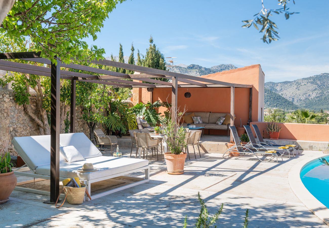 House in Moscari - Sunset Villa Can Calco - villa with pool, 5 bedrooms each with air-conditioning and bathroom en-suite