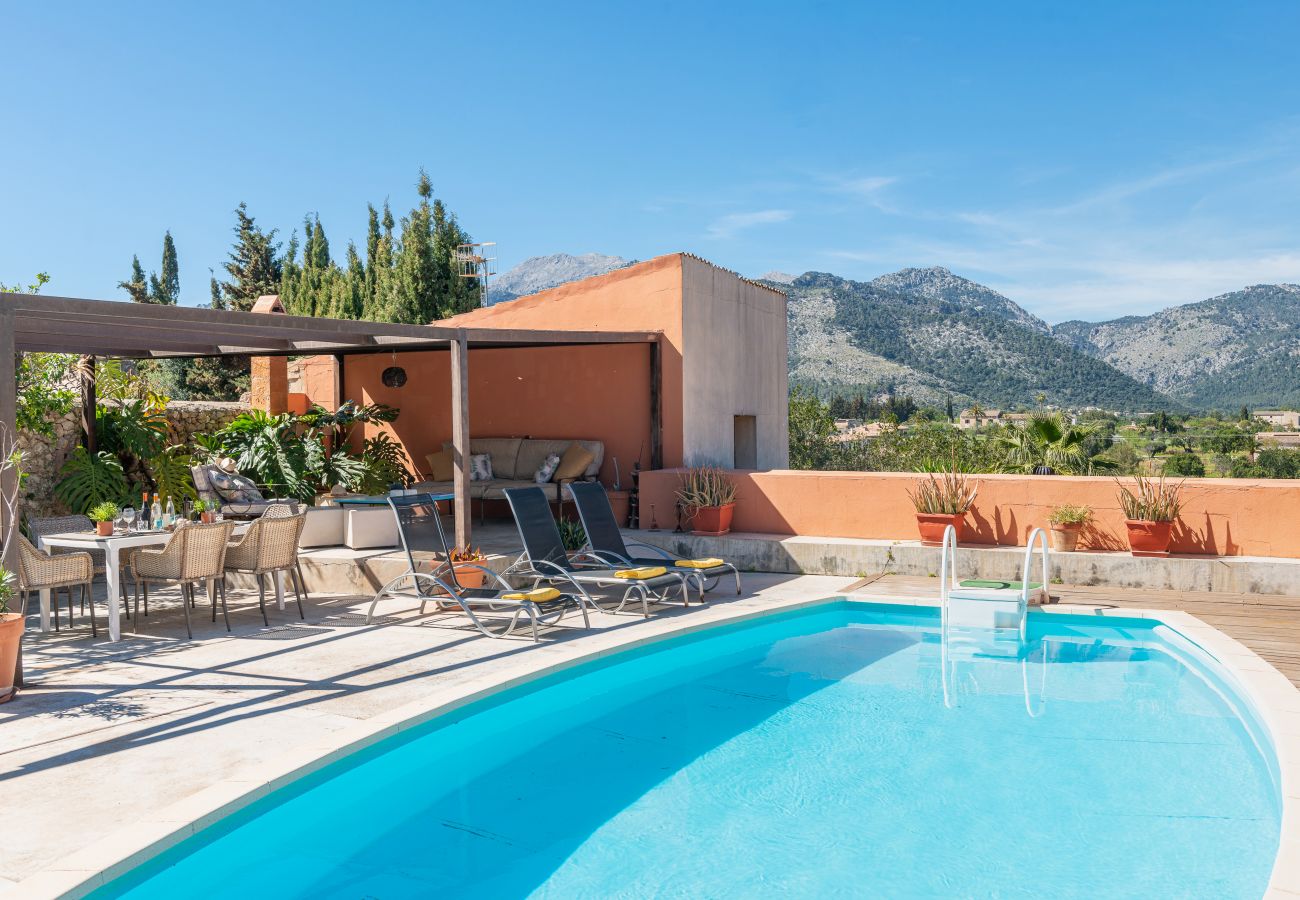 House in Moscari - Sunset Villa Can Calco - villa with pool, 5 bedrooms each with air-conditioning and bathroom en-suite