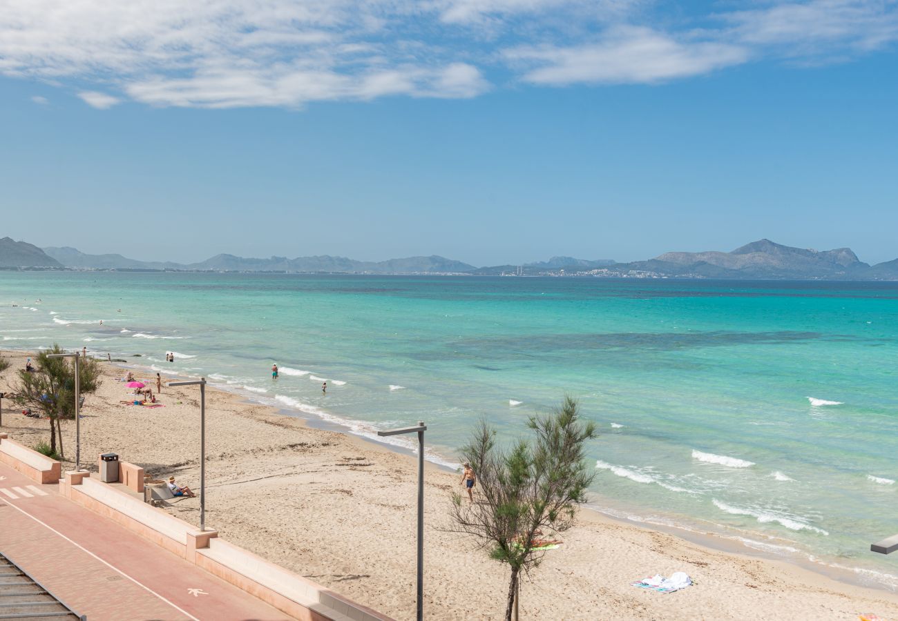 Apartment in Ca´n Picafort -  Sunset Apartment Sol y Mar - Frontline beach flat with Air Conditioning