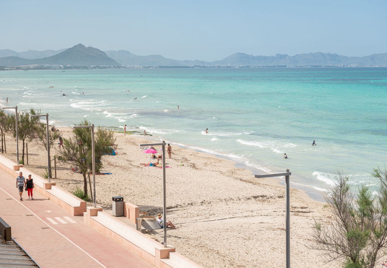 Apartment in Ca´n Picafort -  Sunset Apartment Sol y Mar - Frontline beach flat with Air Conditioning