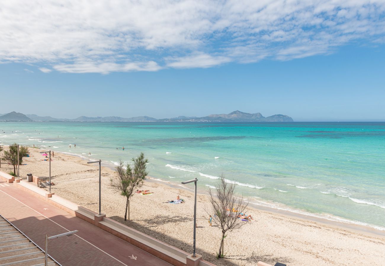 Apartment in Ca´n Picafort -  Sunset Apartment Sol y Mar - Frontline beach flat with Air Conditioning