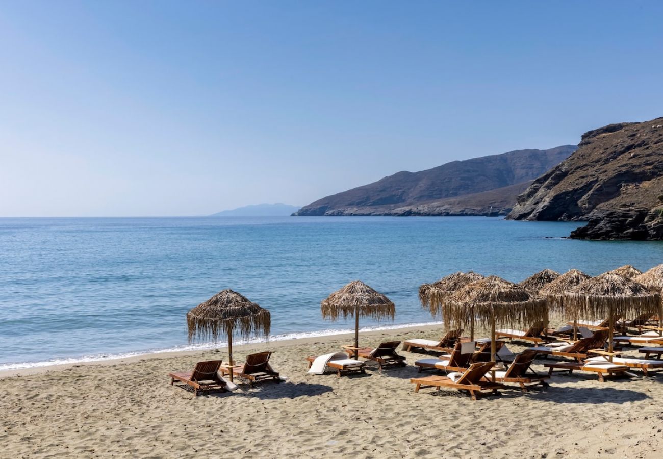 Villa in Andros - Rock Coastal House with Sea Views