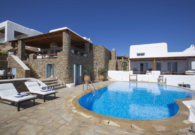 Villa in Mykonos - Villa Aerie - Sweeping sea views, eclectic style 