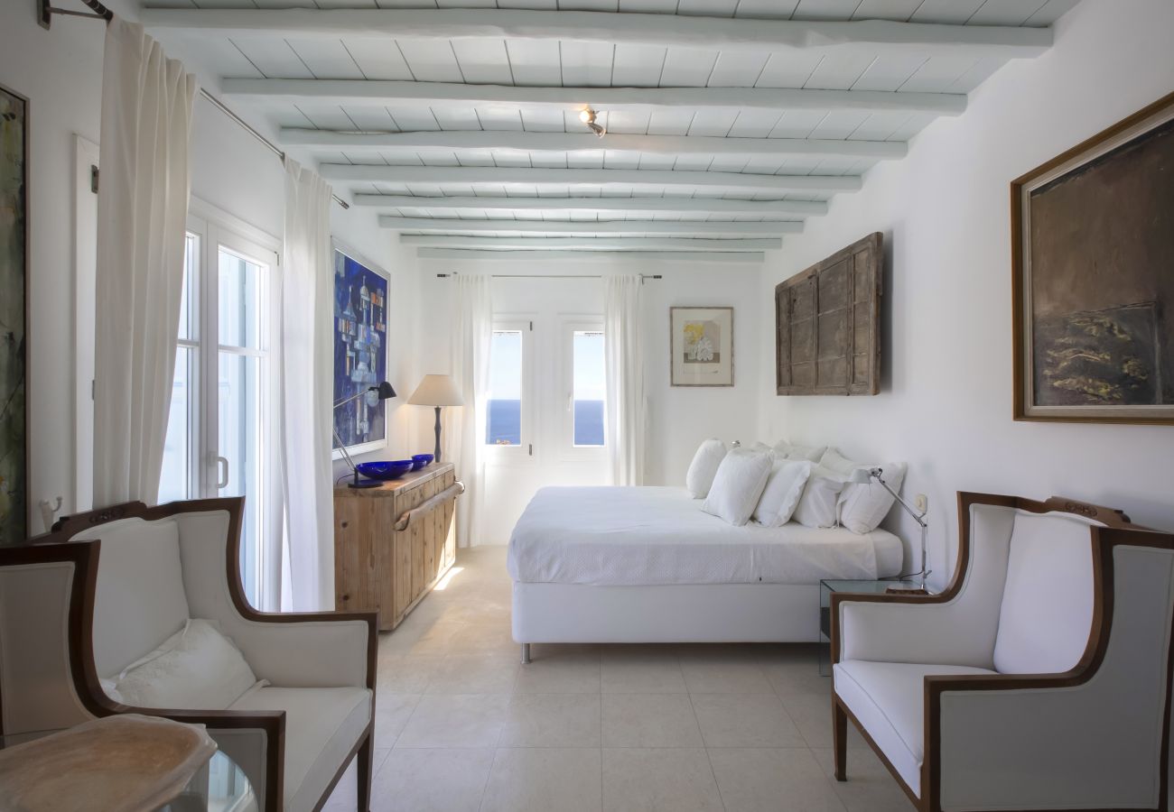 Villa in Mykonos - Villa Aerie - Sweeping sea views, eclectic style 