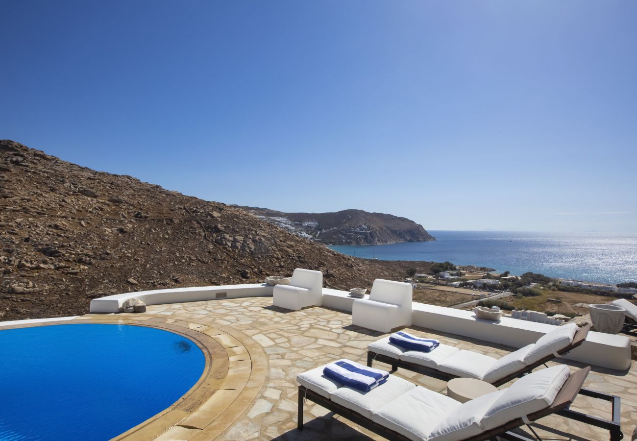 Villa in Mykonos - Villa Aerie - Sweeping sea views, eclectic style 