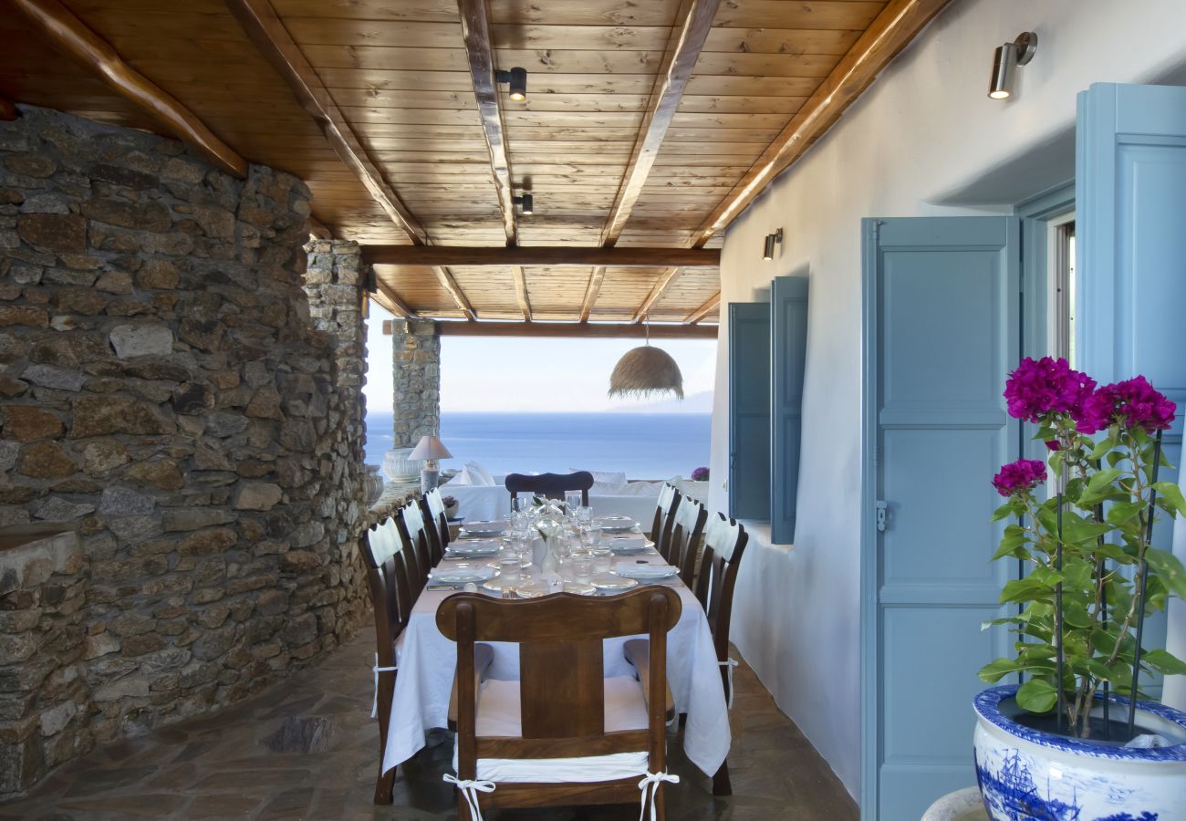 Villa in Mykonos - Villa Aerie - Sweeping sea views, eclectic style 