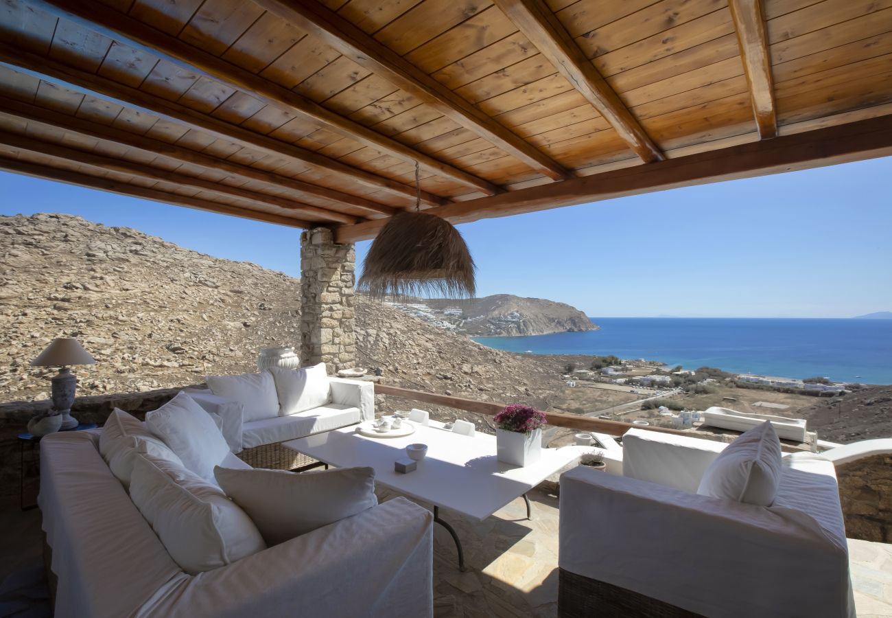 Villa in Mykonos - Villa Aerie - Sweeping sea views, eclectic style 