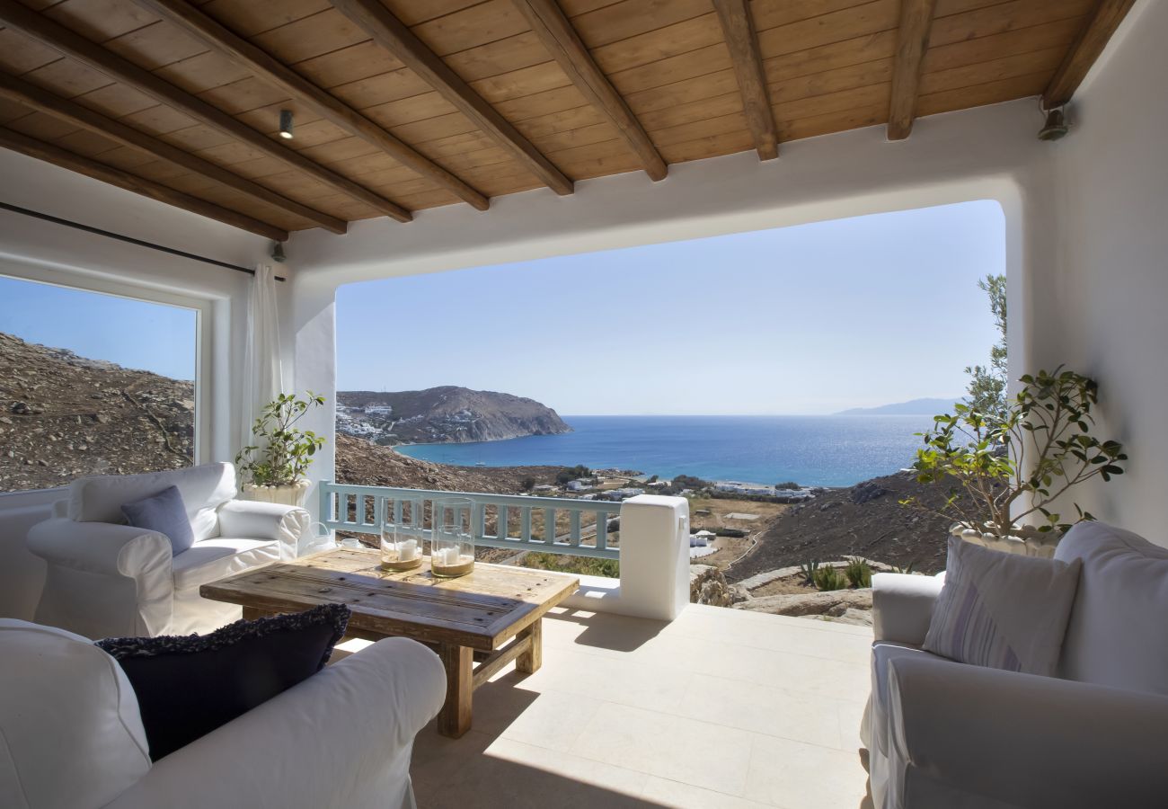 Villa in Mykonos - Villa Aerie - Sweeping sea views, eclectic style 