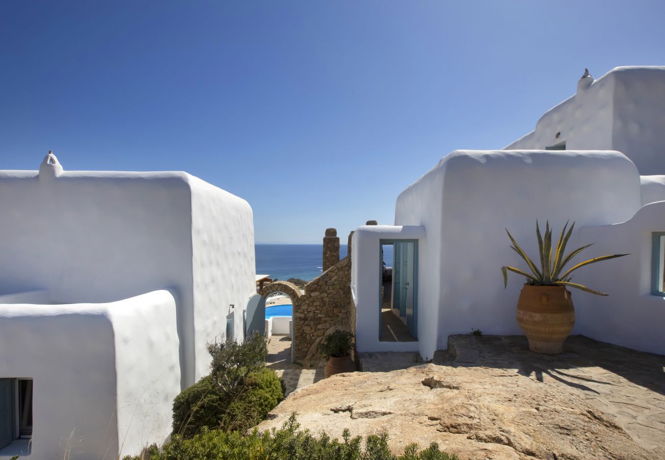 Villa in Mykonos - Villa Aerie - Sweeping sea views, eclectic style 