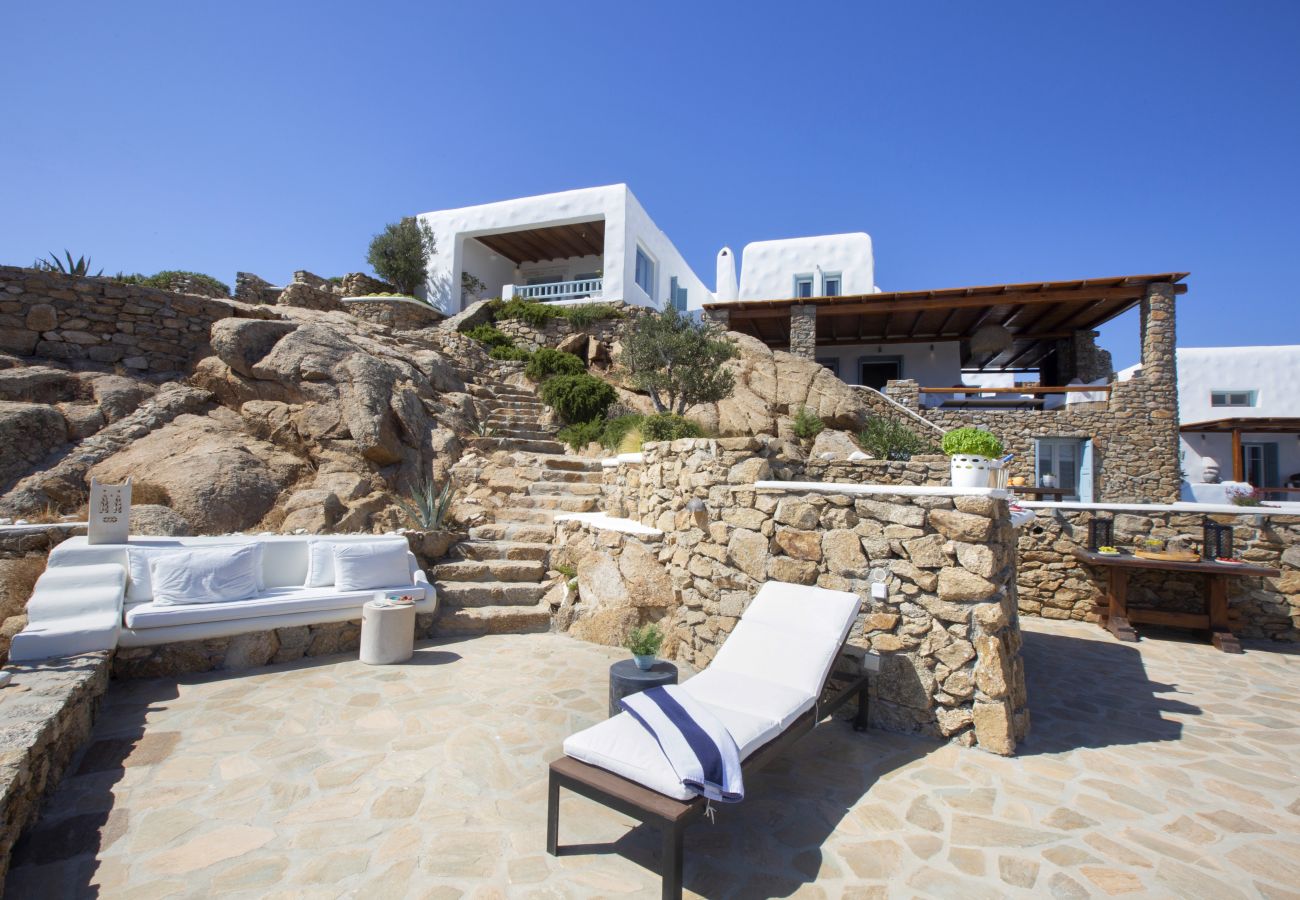 Villa in Mykonos - Villa Aerie - Sweeping sea views, eclectic style 