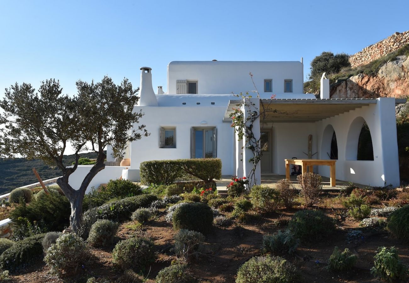 Villa in Naousa - Panoramic three villa complex with helipad 