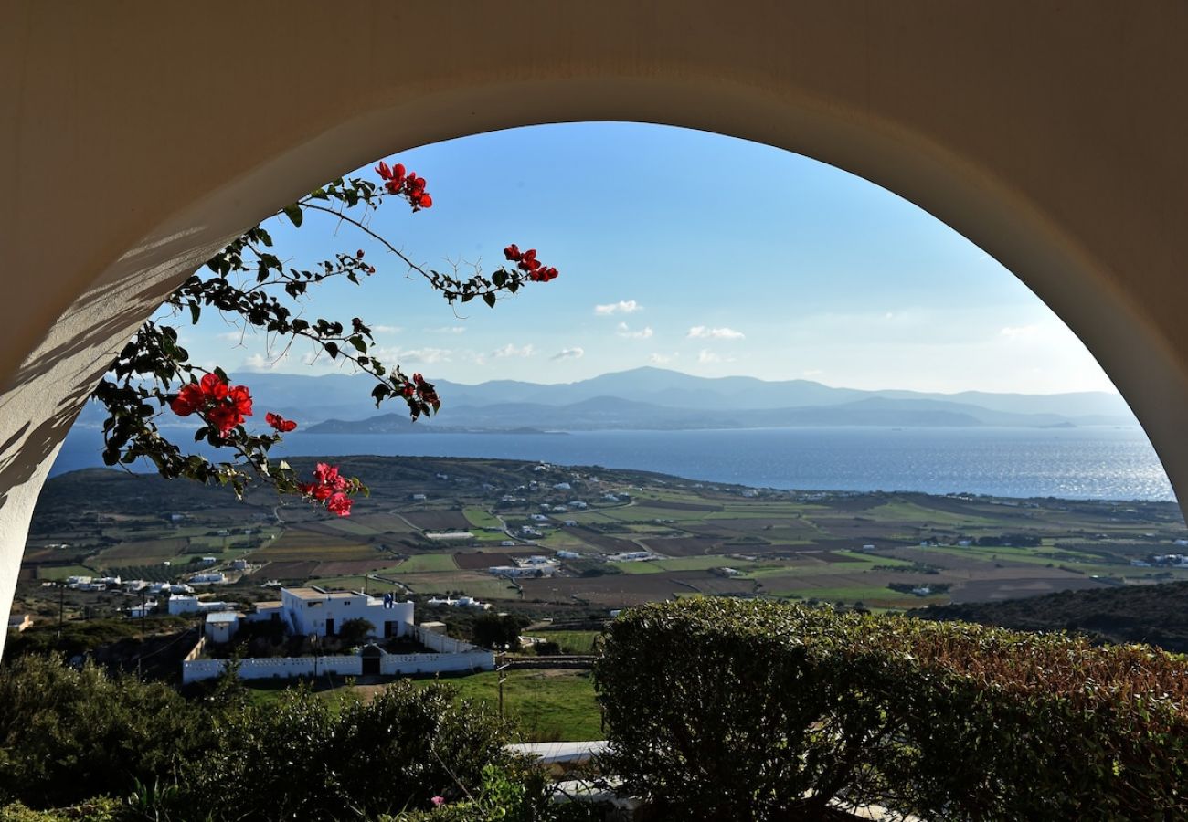 Villa in Naousa - Panoramic three villa complex with helipad 