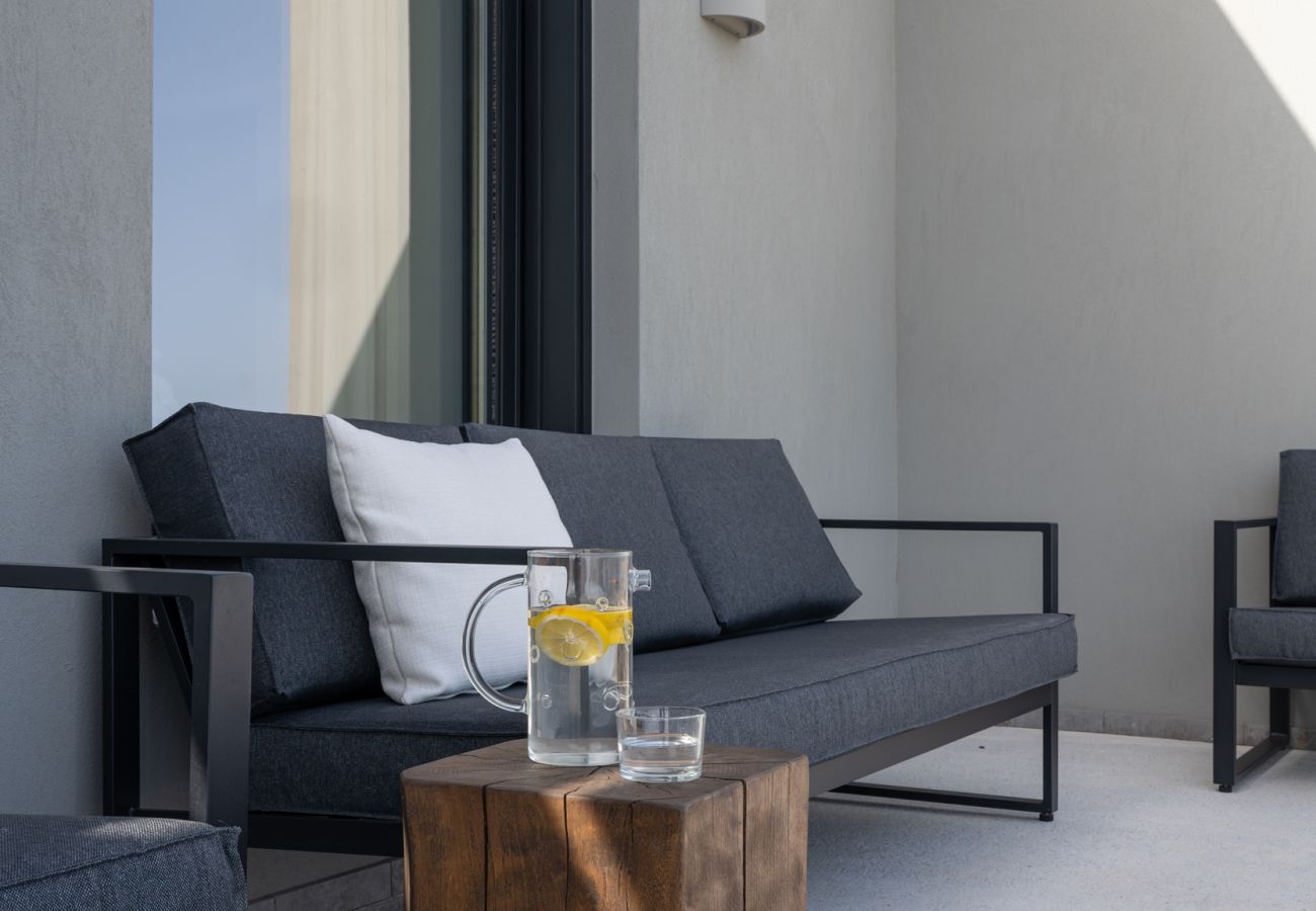 Villa in Kostos - Stunning High-End Beauty with Bird’s Eye Vistas.