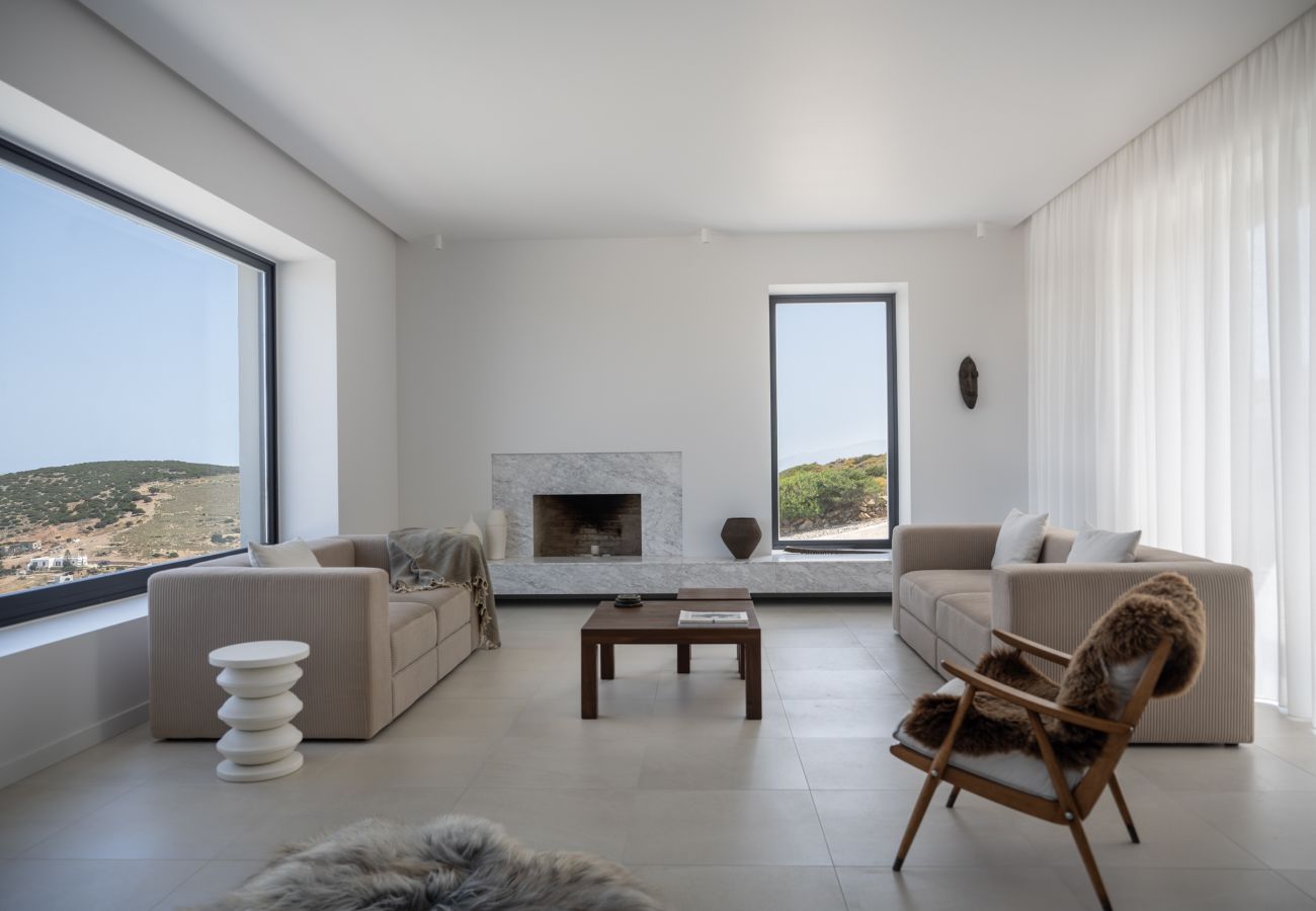 Villa in Kostos - Stunning High-End Beauty with Bird’s Eye Vistas.