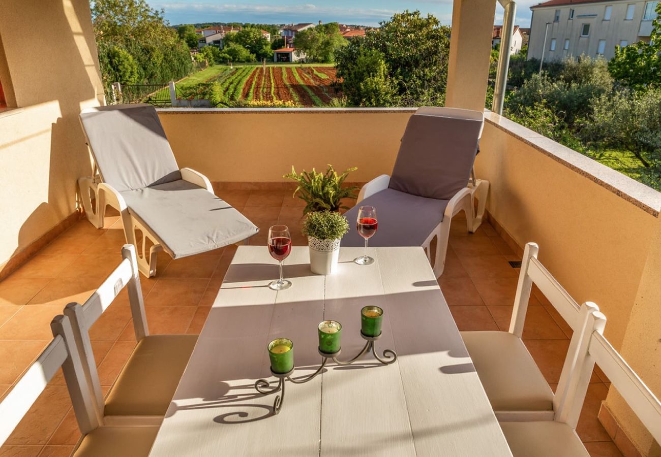 Apartment in Fažana - 50 Shades of Blue - Flowers C