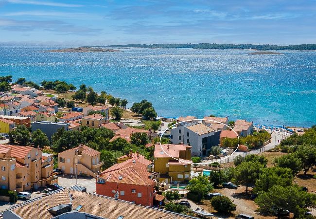 Apartment in Medulin - Medulin Beach Apartment with Sea View  