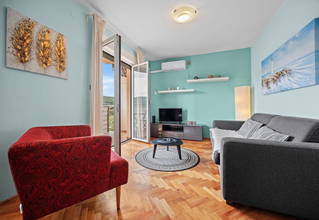 Apartment in Kampor - Seafront Apt for Family Vacation - Neda Ruzmarin