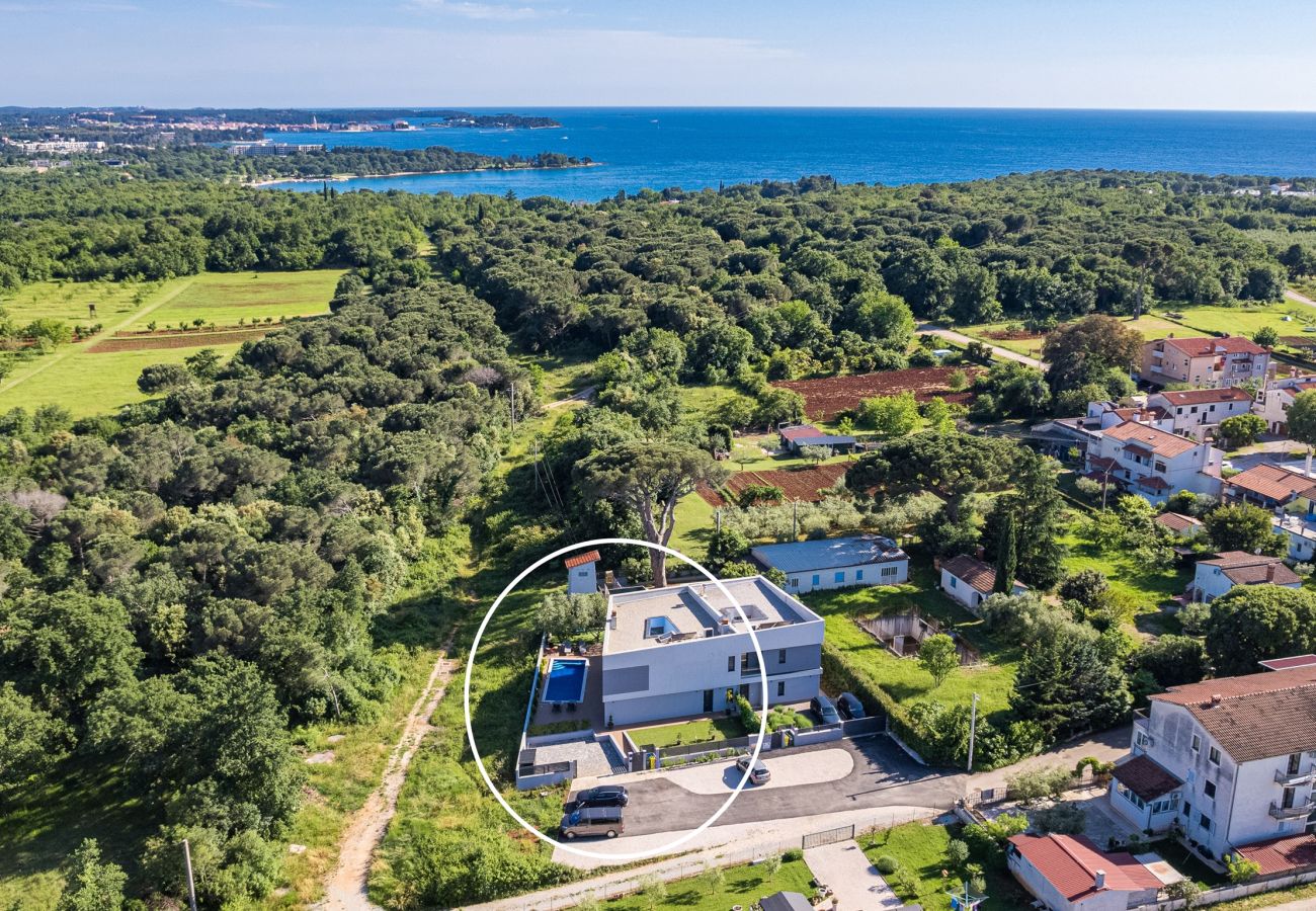 Villa in Cervar Porat - Villa Pinus with Pool, Game Room, Garden