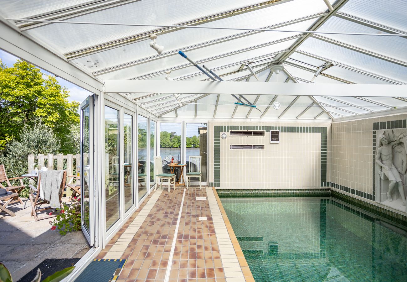 House in Dittisham - Water Edge House & Boathouse - Swimming Pool