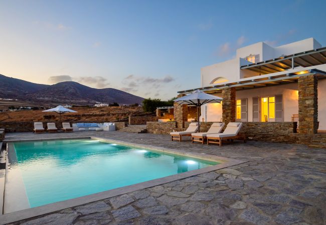 Villa in Tzanes - Soho Villa with private pool in Paros