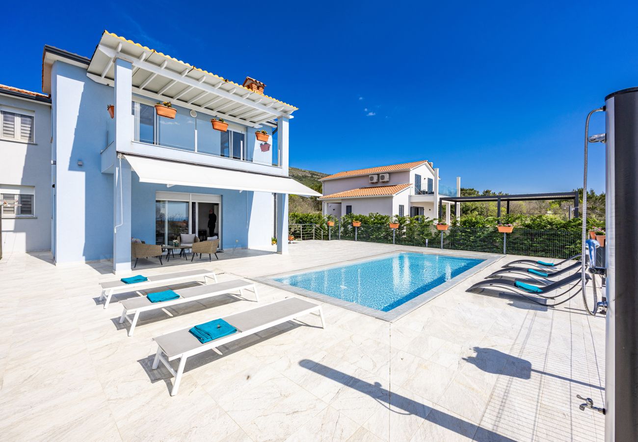 Villa in Diminići - Modern Villa Novek with Pool and Sea View