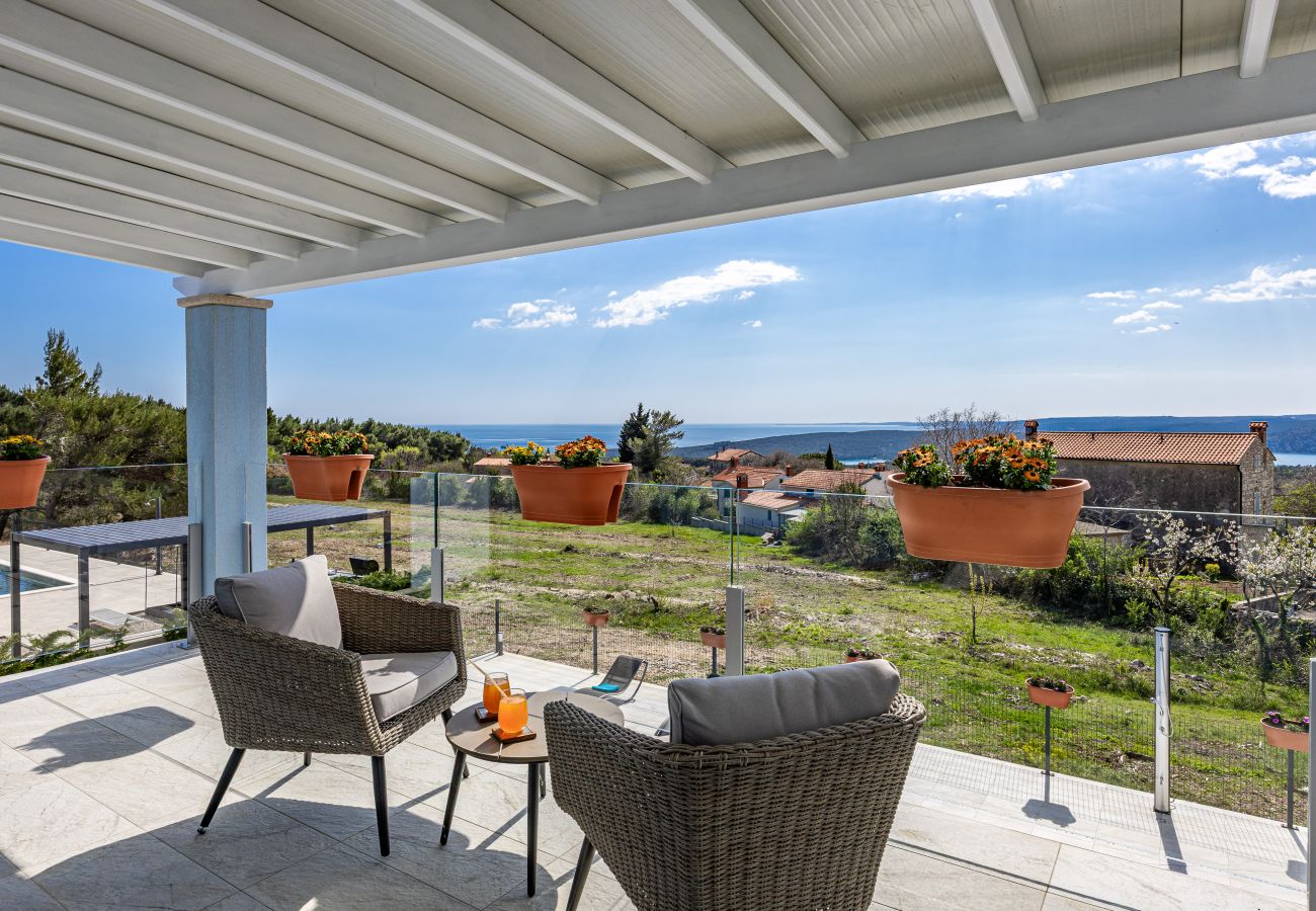 Villa in Diminići - Modern Villa Novek with Pool and Sea View