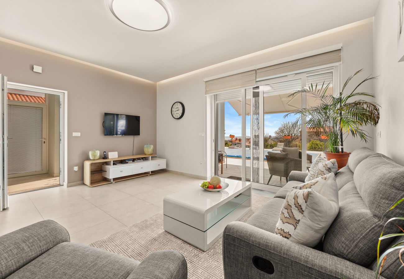 Villa in Diminići - Modern Villa Novek with Pool and Sea View