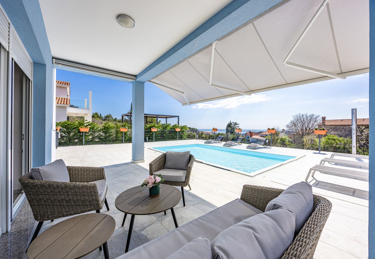 Villa in Diminići - Modern Villa Novek with Pool and Sea View