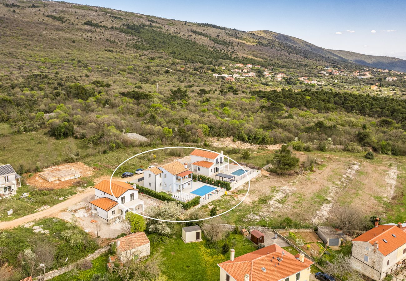 Villa in Diminići - Modern Villa Novek with Pool and Sea View