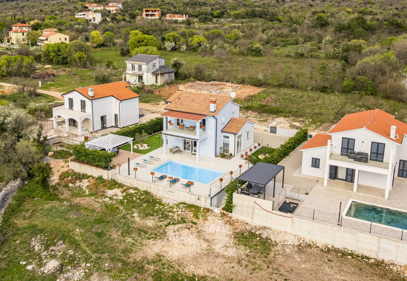 Villa in Diminići - Modern Villa Novek with Pool and Sea View