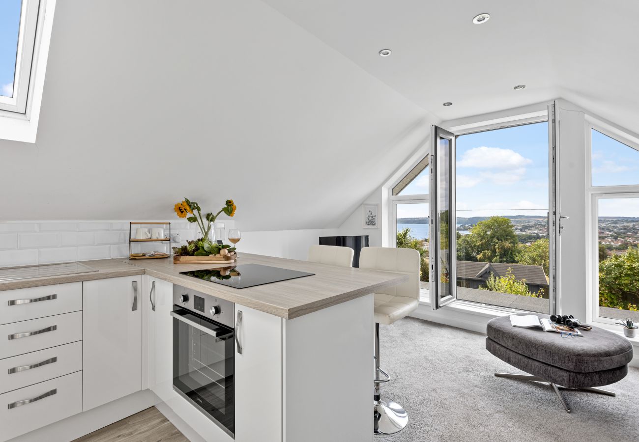 Kitchen and living area