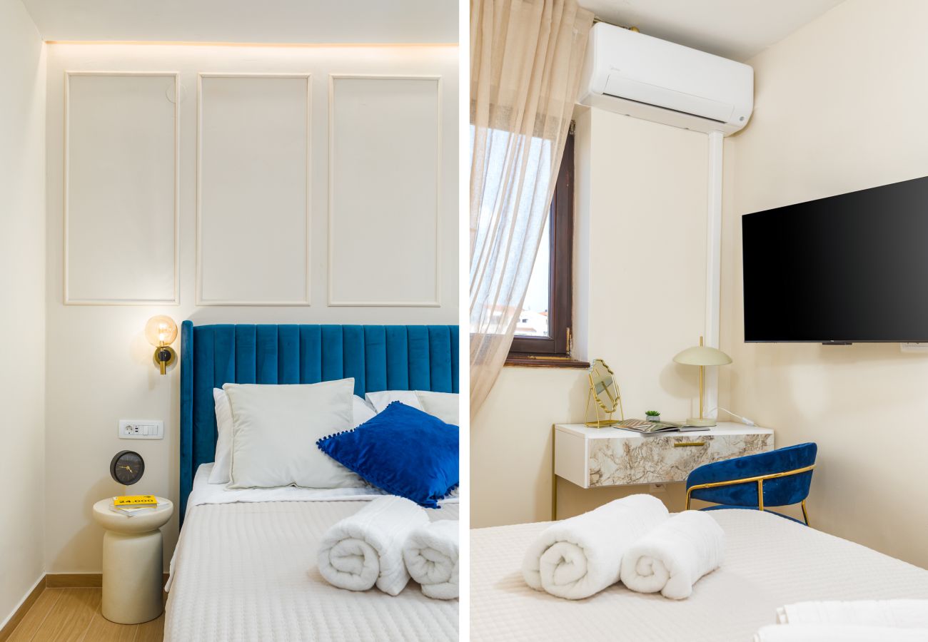 Rent by room in Fažana - Luxe Double Room Marceta 7 with Shared Pool